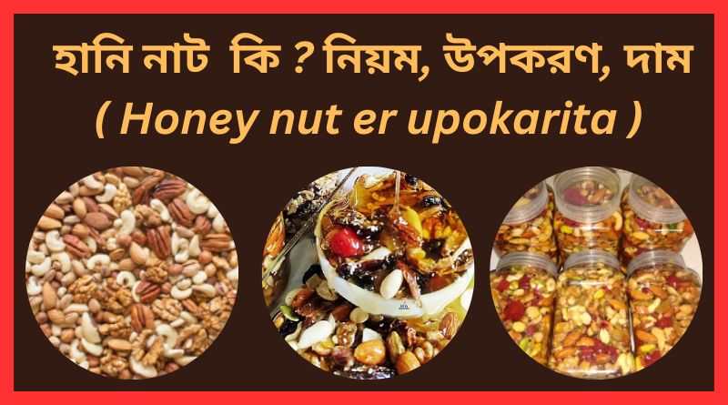 হানি নাট খাওয়ার নিয়ম, উপকরণ, দাম ( Honey nut er upokarita )